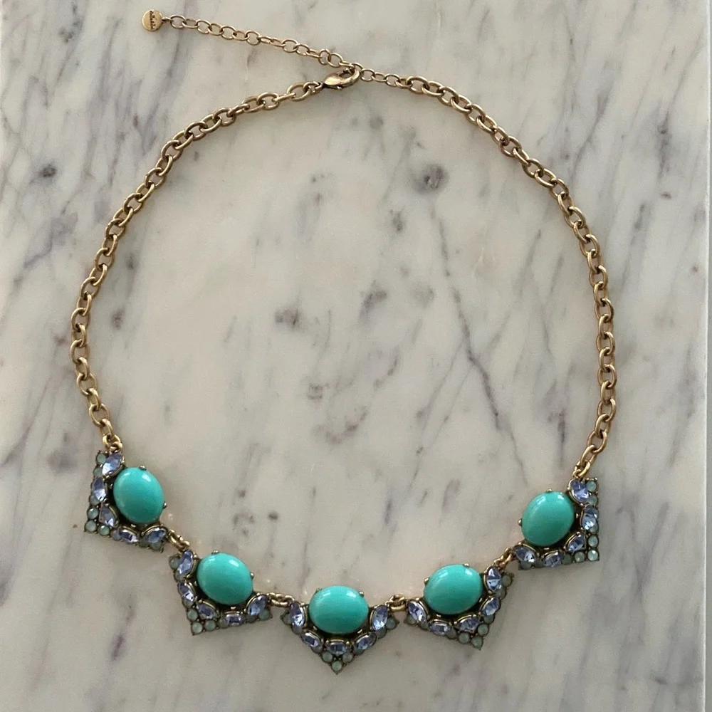 STELLA & DOT turquoise style necklace - Picture 1 of 3